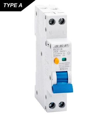 Compacte differentieel 2-polig 10KA