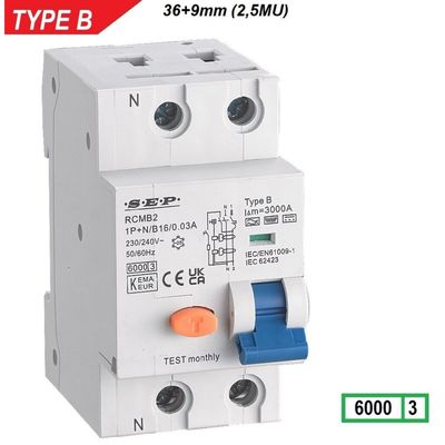 Differentieel automaten 2-polig Type B