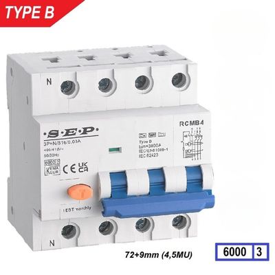 Differentieel automaten 4-polig Type B