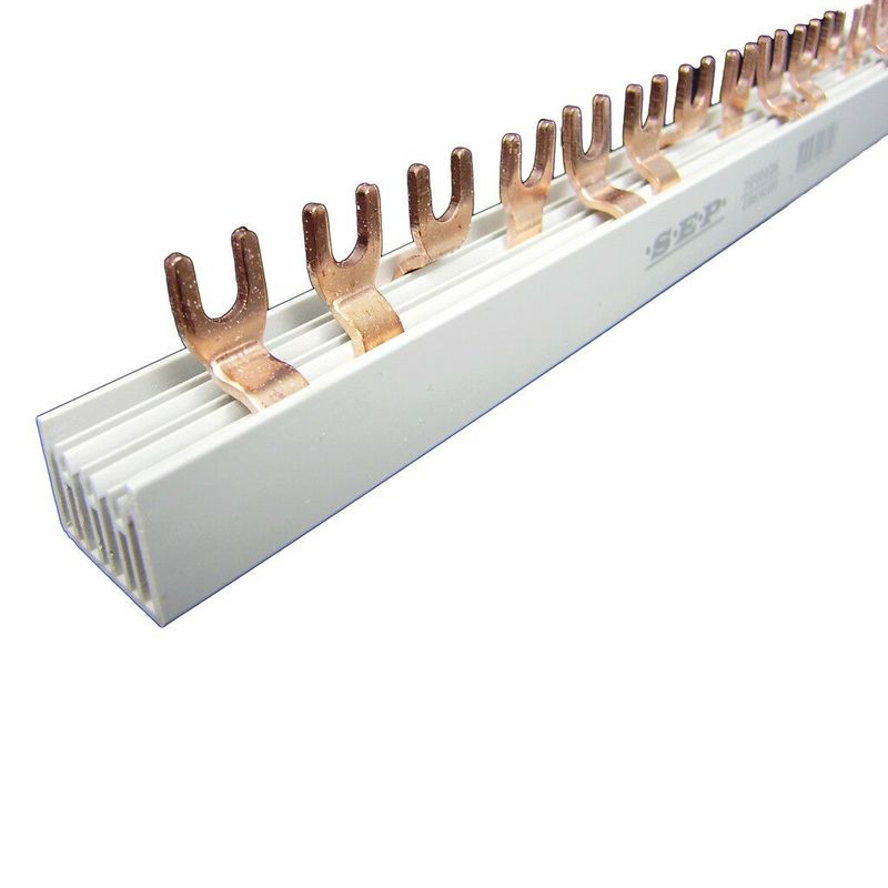 SEP 16F004G56 Kam 3+N fase, 16mm2, 56 FORK, M6, 17.8mm, grijs (N,L1,N,L2,N,L3)