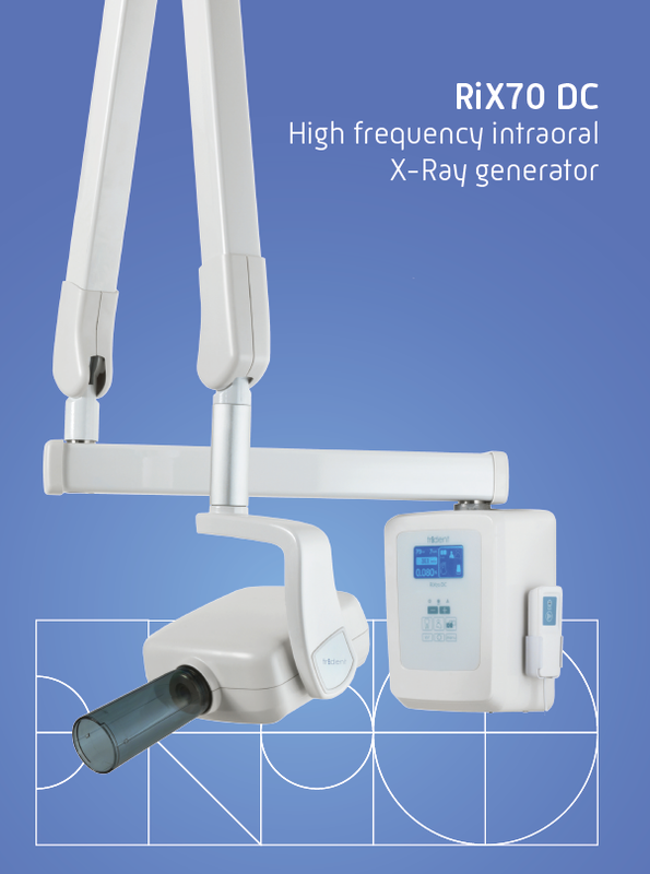 TRIDENT Kleinröntgen - RiX70 DC, Wand- &amp; Bodenmontage  &amp; Mobilversion, 3 Armlängen