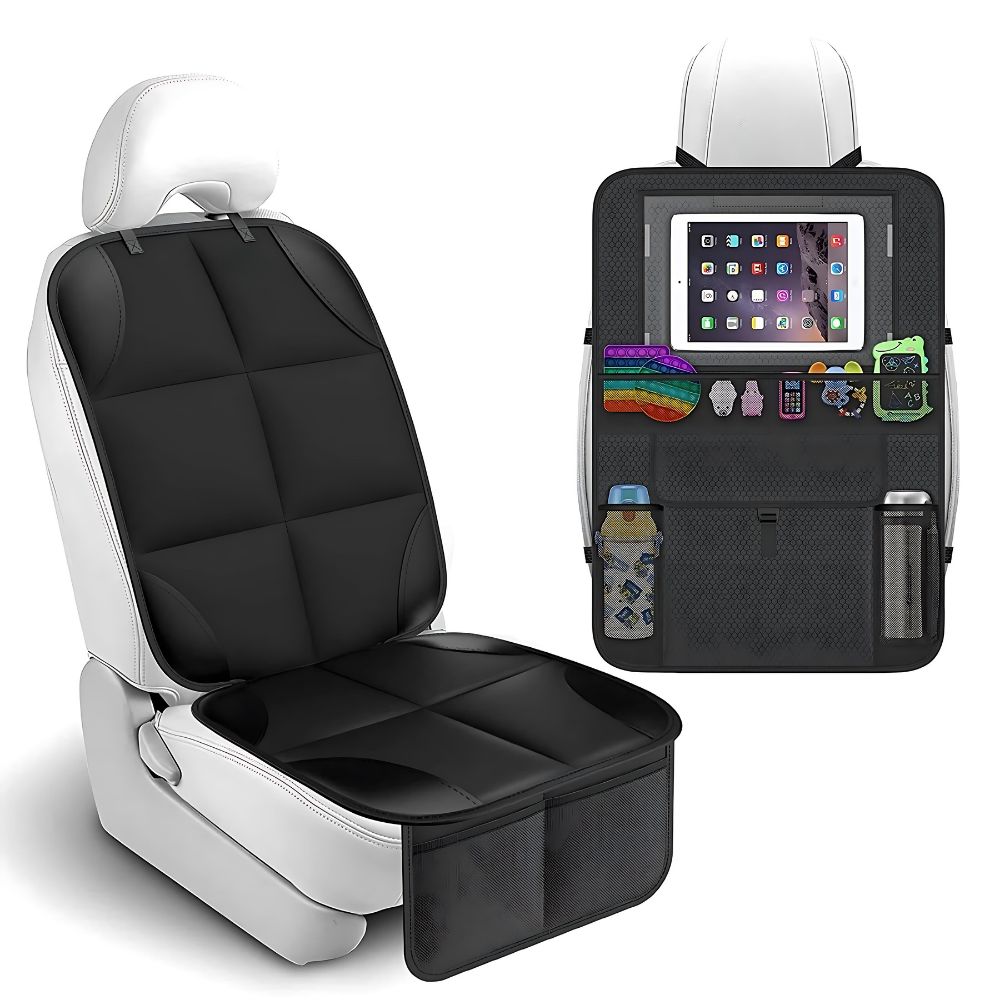 [Pack] Funda Protectora Coche + Organizador con Soporte Tablet