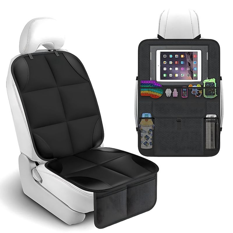 [Pack] Funda Protectora Coche + Organizador con Soporte Tablet