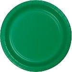 EMERALD GREEN DESSERT PLATE