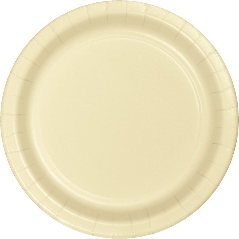 IVORY LUNCH PLATE 24ct