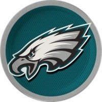 NFL Philadelphia Eagles 9" Luncheon Plates (8 Pack)