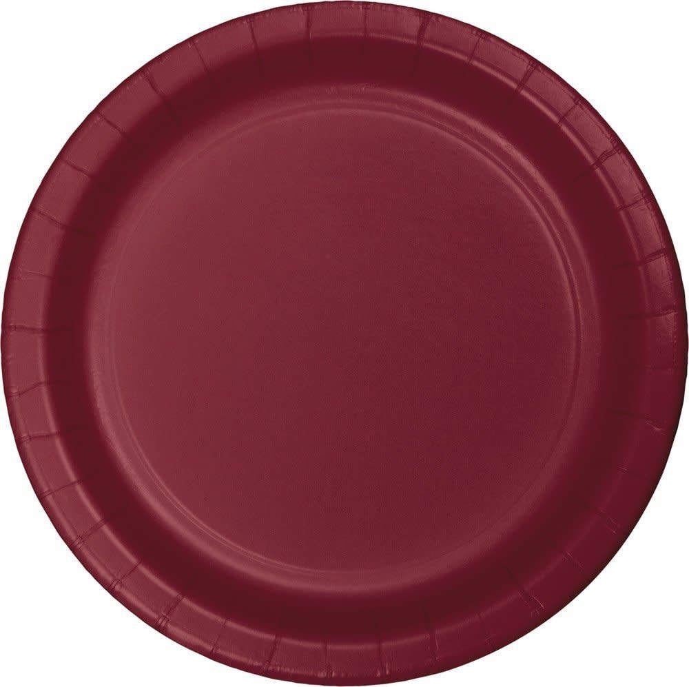 BURGUNDY LUNCH  PLATE