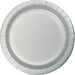 SHIMMERING SILVER LUNCH  PLATE