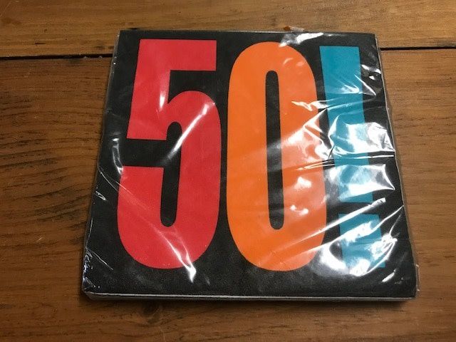 50 BIRTHDAY CHEER NAPKIN