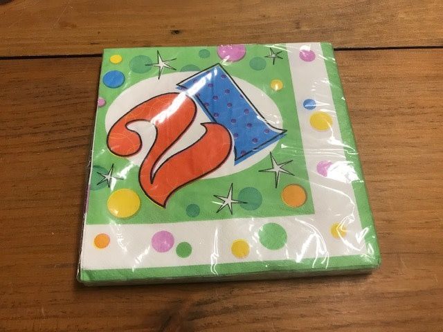 21ST BIRTHDAY GLEE NAPKIN