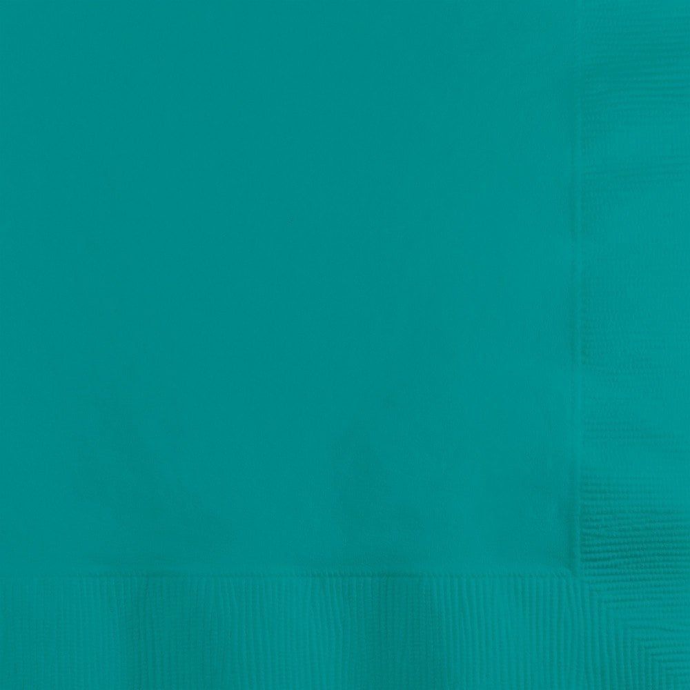 TROPICAL TEAL  BEVERAGE NAPKIN