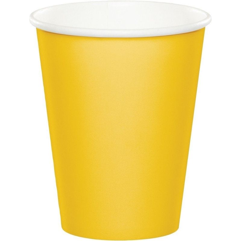 SCHOOL BUS YELLOW 24CT CUP