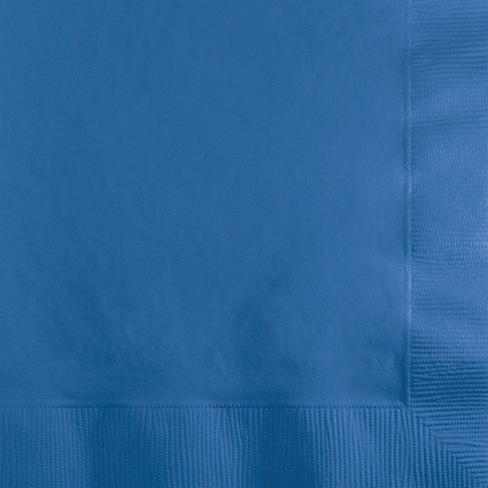 ROYAL BLUE BEVERAGE NAPKIN