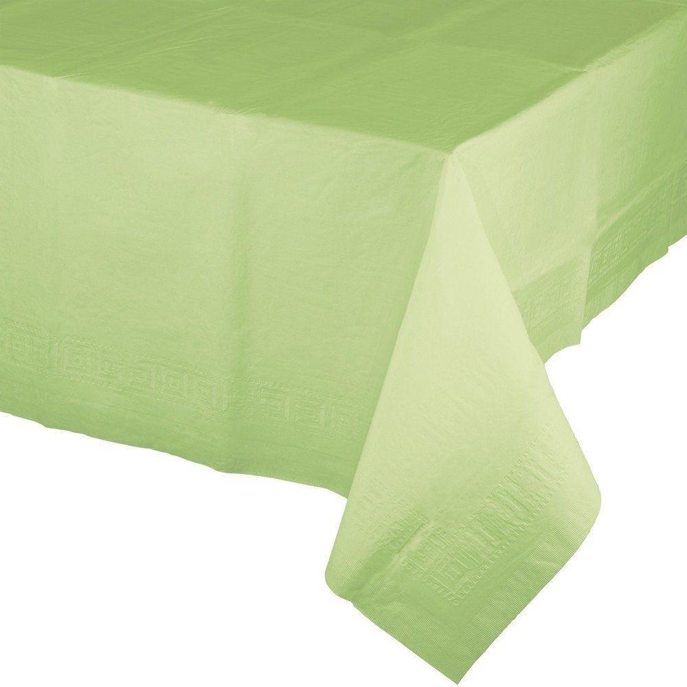 PISTACHIO PLASTIC  LINED   TABLE COVER
