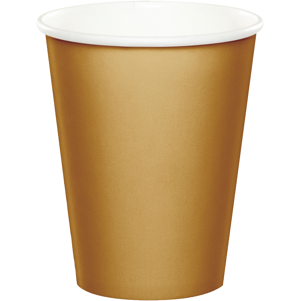 Glittering Gold 9oz  24ct CUPS
