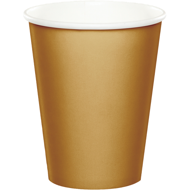 Glittering Gold 9oz  24ct CUPS