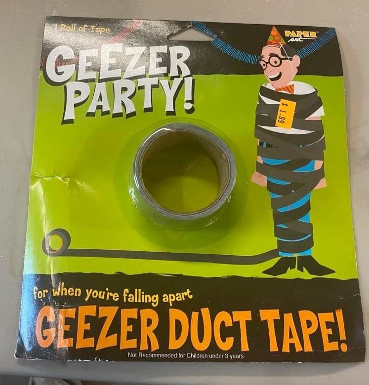 geezer duct tape