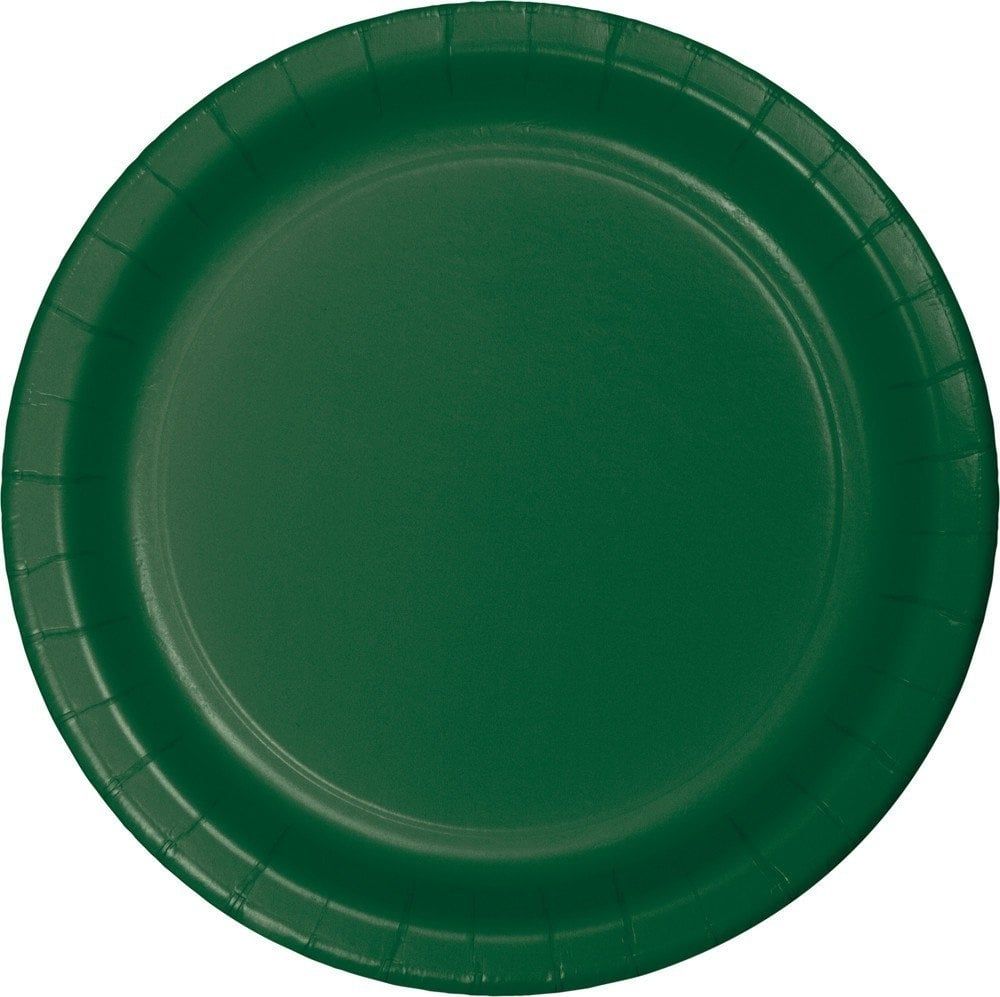 HUNTER GREEN LUNCHEON PLATE