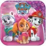 PAW PATROLGIRLS Dessert PLATES 8CT