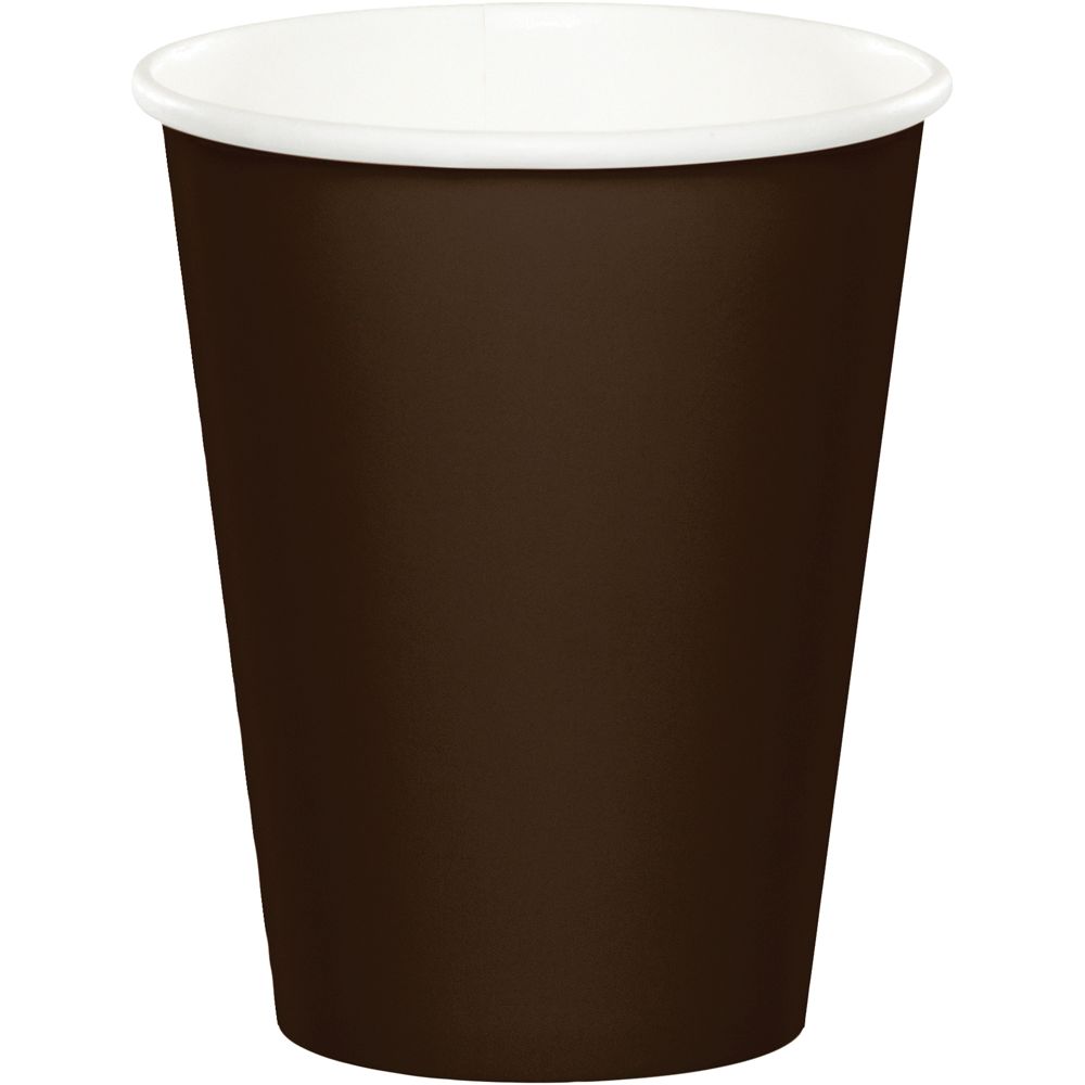 CHOCOLATE BROWN CUP 8CT