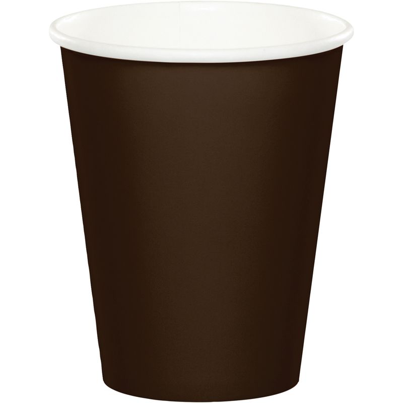 CHOCOLATE BROWN CUP 8CT