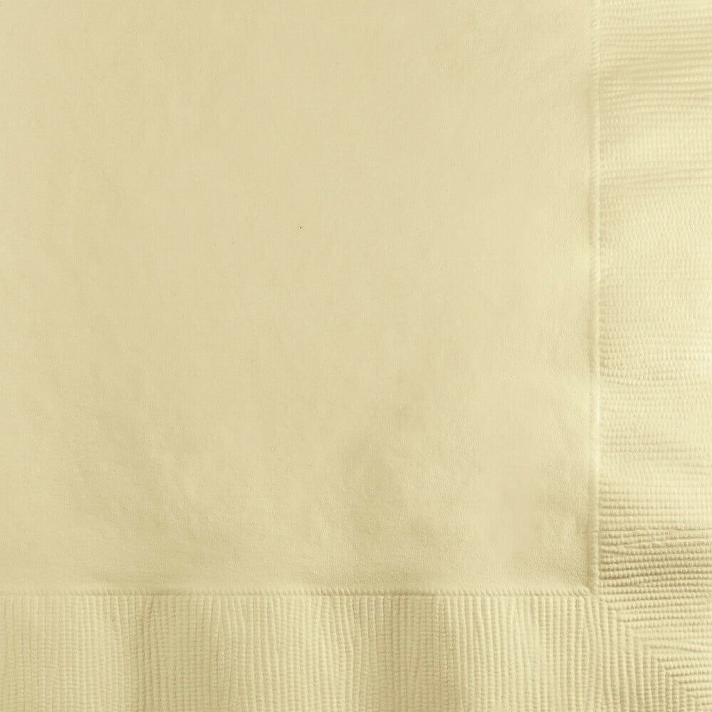 Ivory Beverage Napkin