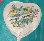 HAPPY ANNIVERSARY HEART WITH FL