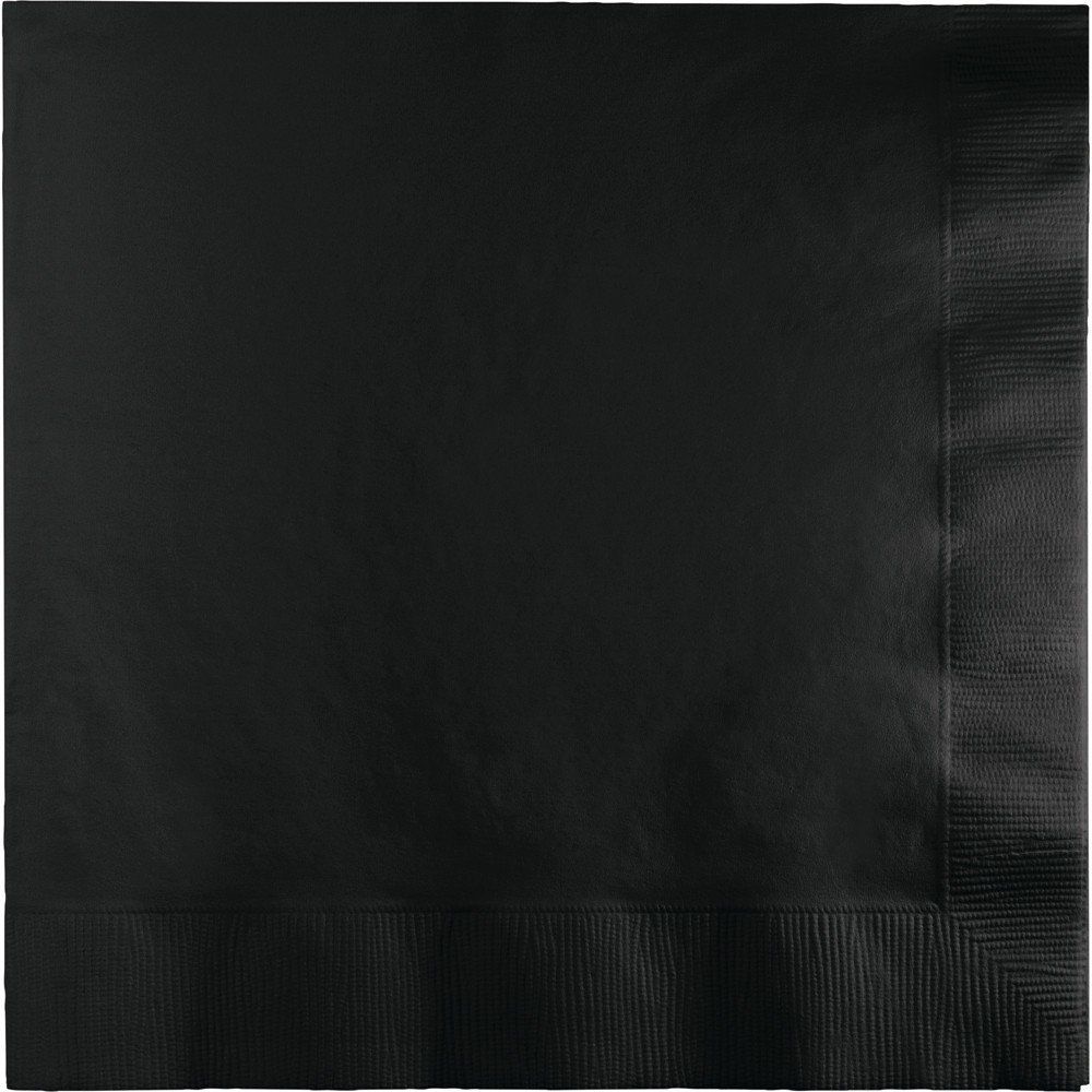 BLACK VELVET LUCHEON NAPKIN