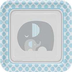 LITTLE PEANUT BOY LUCHEON  PLATE - 9IN - 8CT