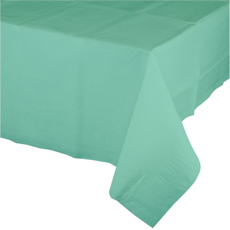 FRESH MINT PLASTIC TABLECOVER