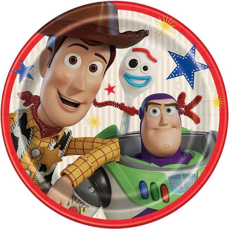 Disney's Toy Story 4 Round 9 Lunch Plates (8)