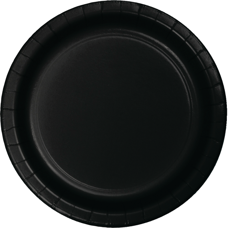 BLACK VELVETDESSERT PLATE 24CT