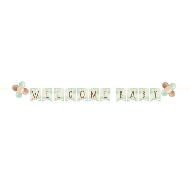 Teddy Bear Welcome Baby Banner