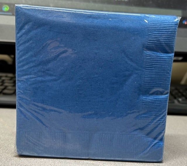TRUE BLUE BEVERAGE NAPKIN 50CT