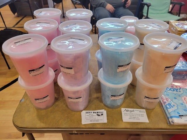 32 - ORANGE  COTTON CANDY