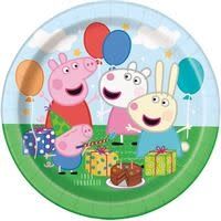 Peppa Pig Round 7 Dessert Plates  8ct"