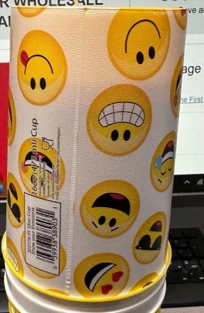 Emojio tumbler cup 1ea