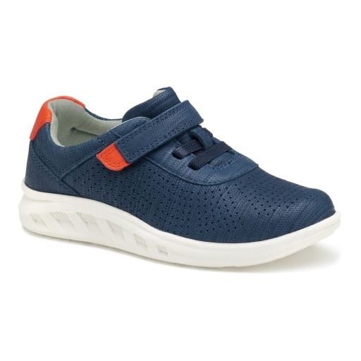 LITTLE KID ACTIVATE U-THROAT, Color: Navy Full Grain, Size: 5M