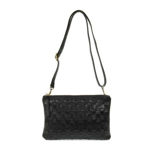 Joy Susan - Quinn Woven Crossbody, Color: Black
