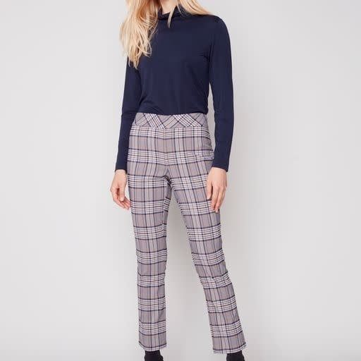 Charlie B - Plaid Pull On Pant