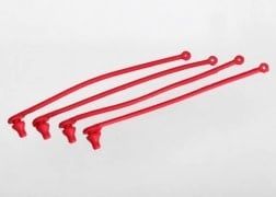 Body clip retainer, red (4)