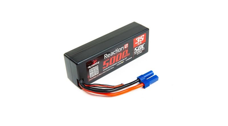 Reaction 2 11.1V 5000 mah 3s 50C Lipo hrdcs ec5 Dynb5035h5