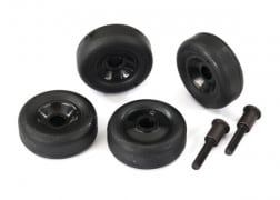 [Wheels (4)/ axles (2) (for T-Maxx®/E-Maxx wheelie bar)] Wheels (4)/ axles (2) (for T-Maxx®/E-Maxx wheelie bar)