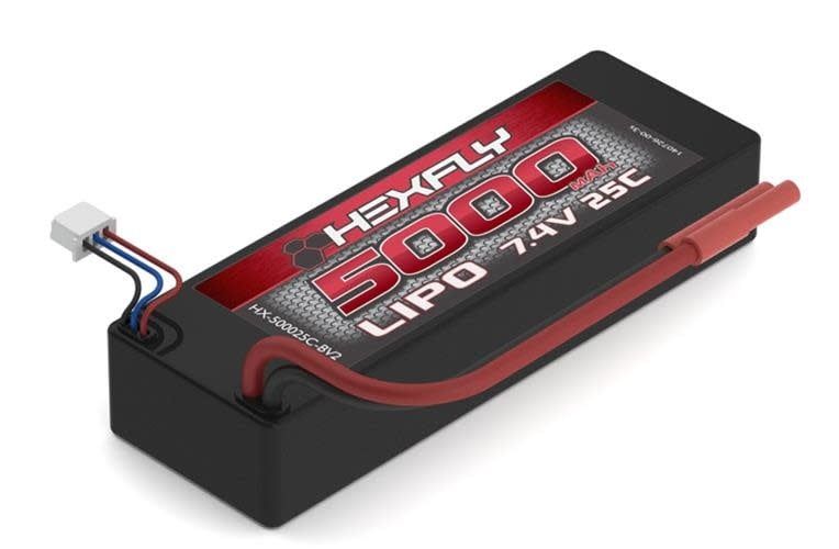 LIPO Battery , 5000mAh 25c 7.4V