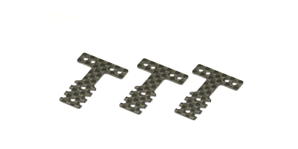 KYOSHO Carbon RearSus.Plate(Soft/MM/LM/MM2/3pcs MZW403S