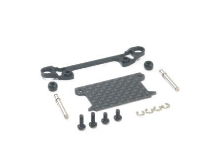 Mini-Z MR03 Pro Front Lower Arm Set Wide (black) pn racing