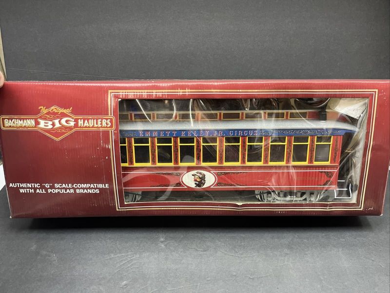 Bachmann Big Haulers 97271 G Scale Performers Car #1 Coach Emmett Kelly Circus (used)