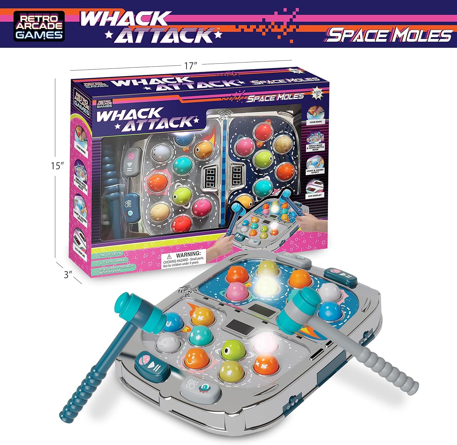 Whack Attack Space Moles