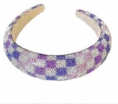 Era Crystal Check Headband