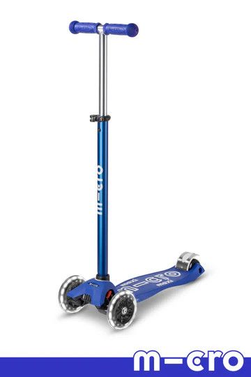 Maxi Deluxe LED Scooter - Blue/White
